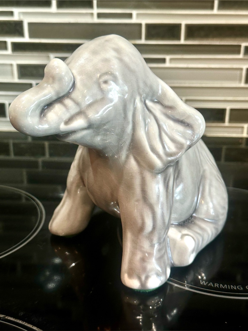 Vintage Ceramic Elephant Figurine